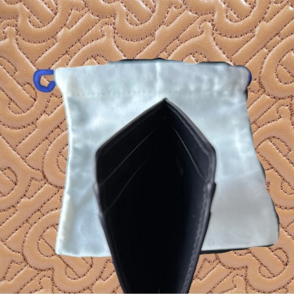 Burberry Black and White Leather Card Holder - Picture 3 of 4